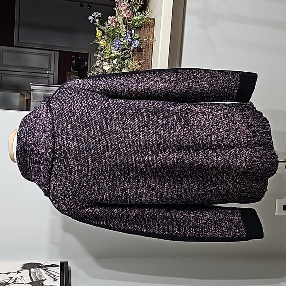 THE LIMETED, cowl neck sweater. Variegated‎ colors. Oversized small. - Picture 7 of 10